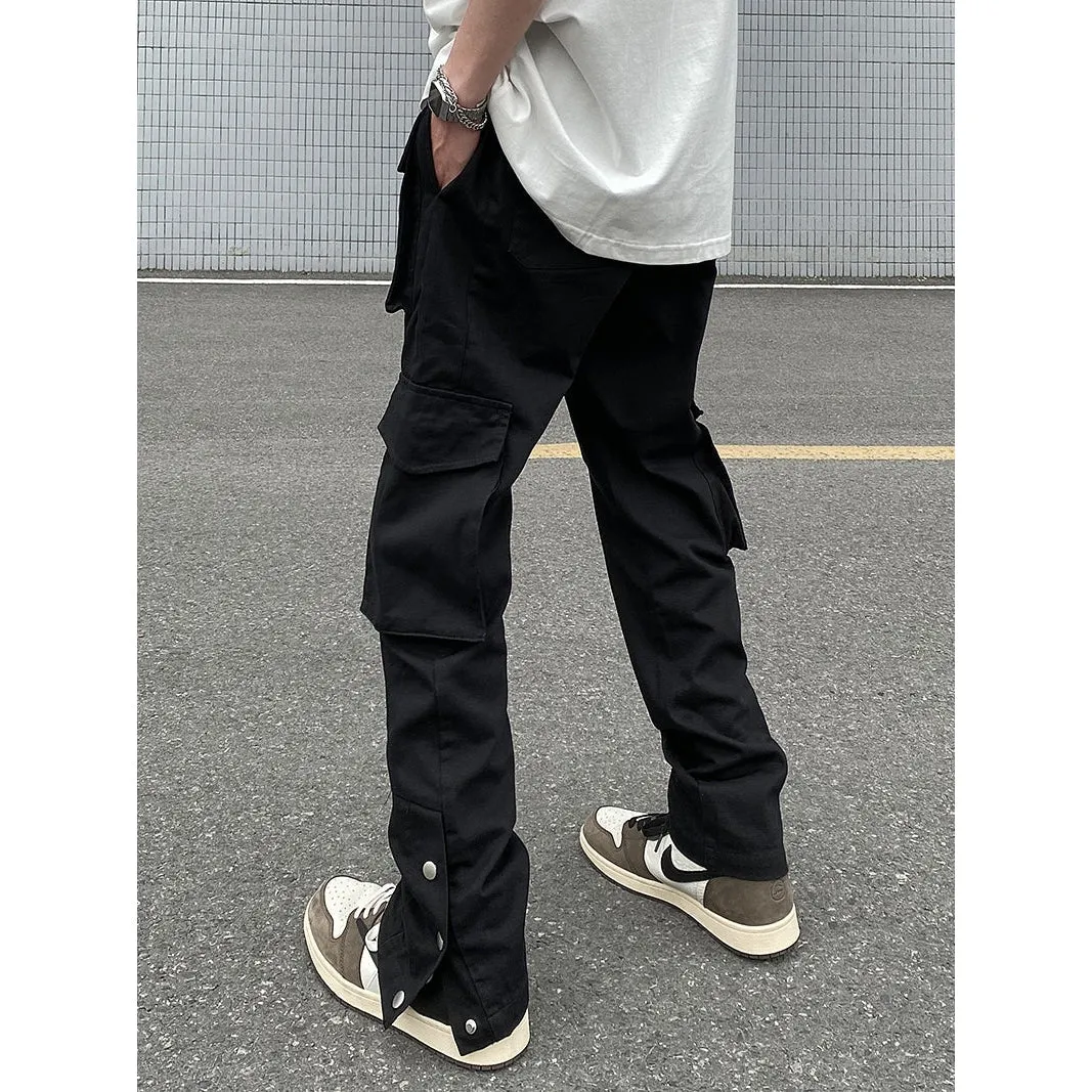 Adjustable Hem Drawstring Pants