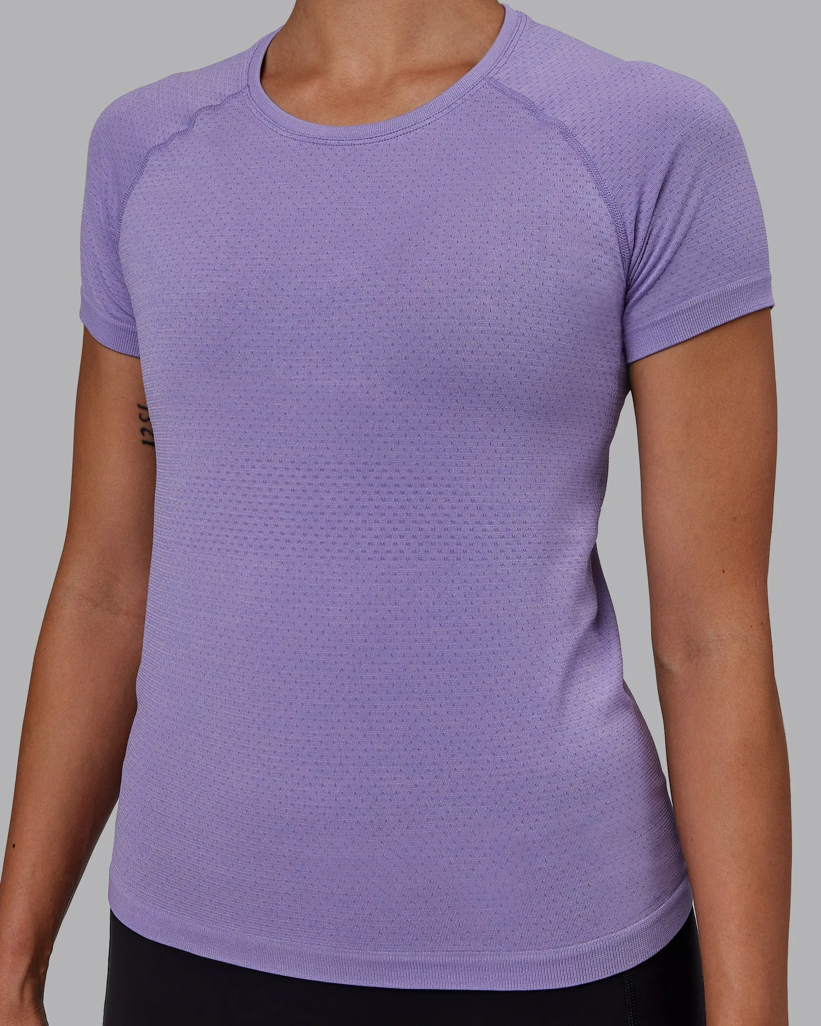 AeroFLX  Seamless Tee - Dahlia Purple Marl