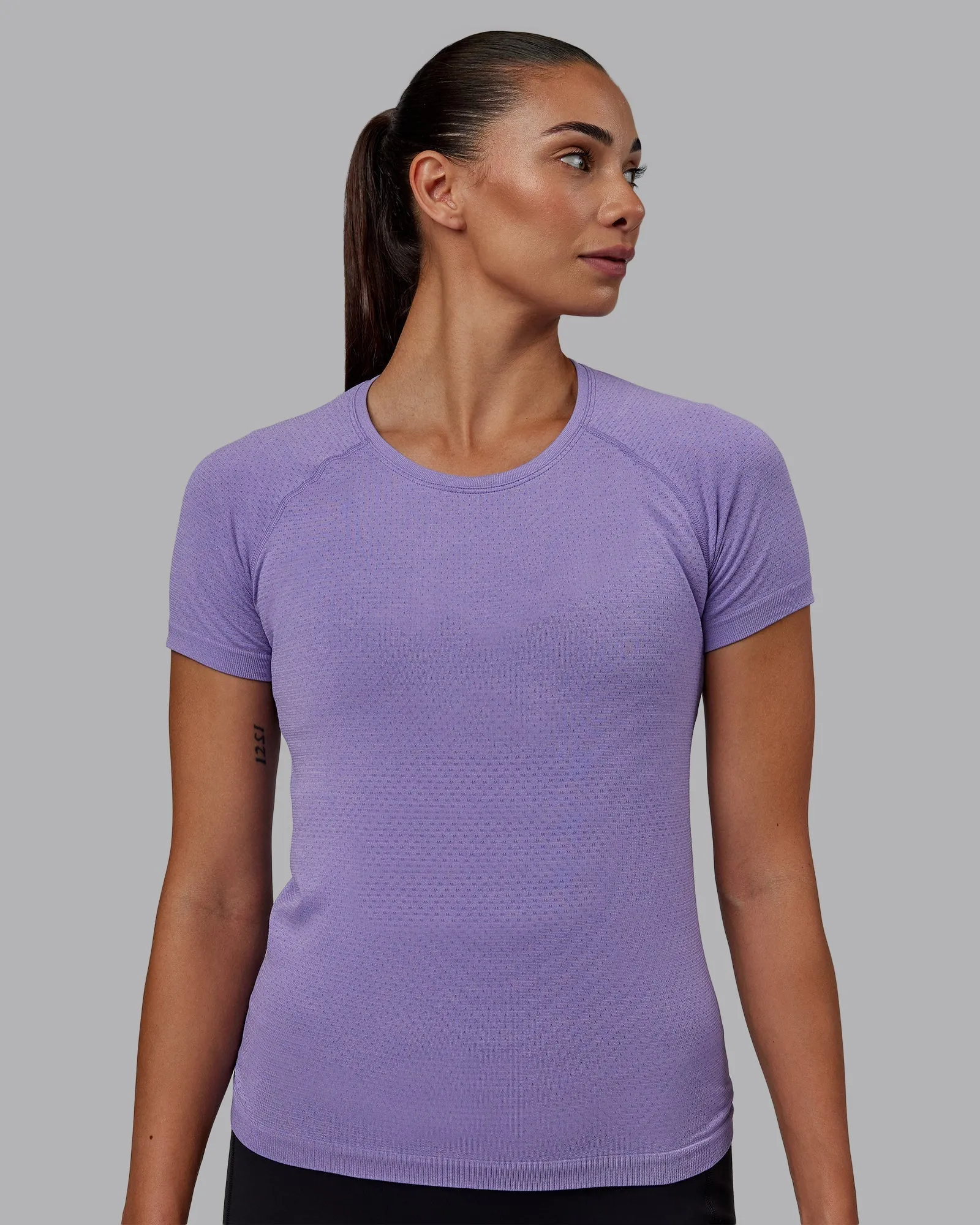 AeroFLX  Seamless Tee - Dahlia Purple Marl