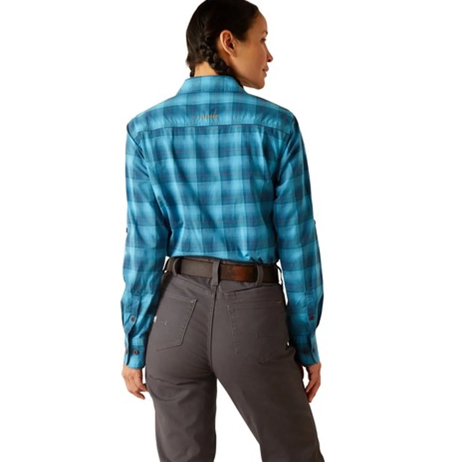 Ariat Women's Rebar Made Tough DuraStretch Button-Down Work Shirt