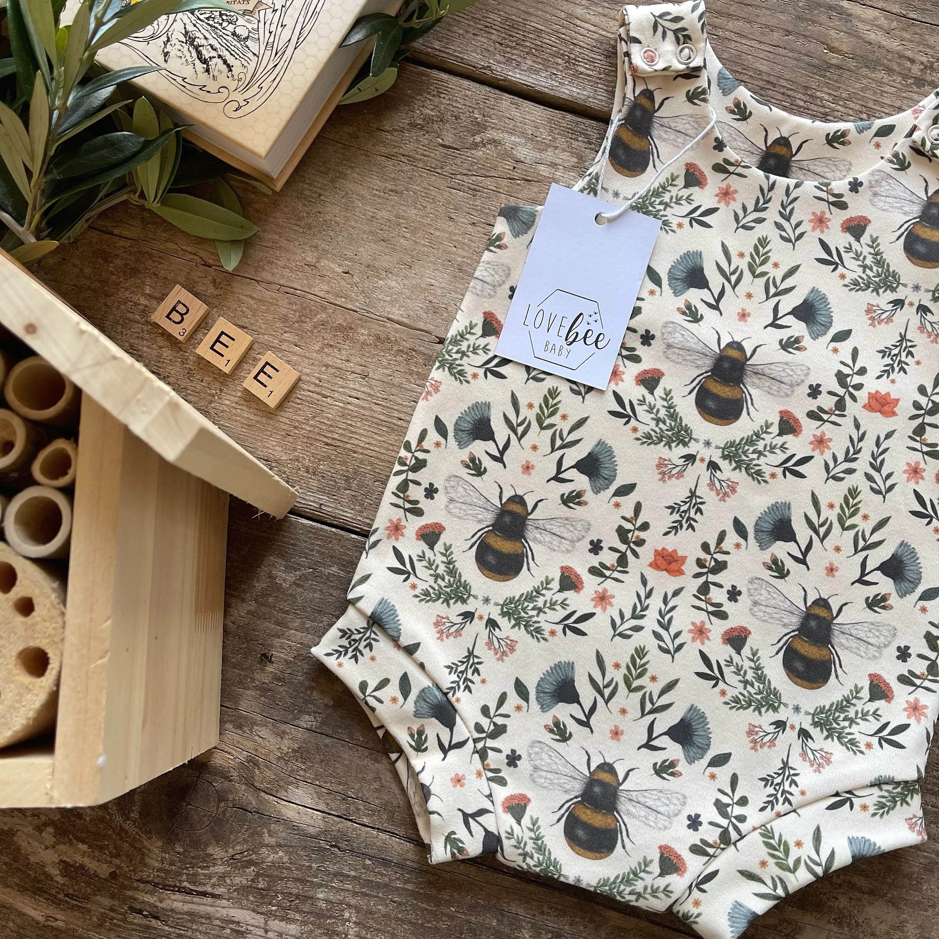 Bee and Botanicals Bloomer Romper