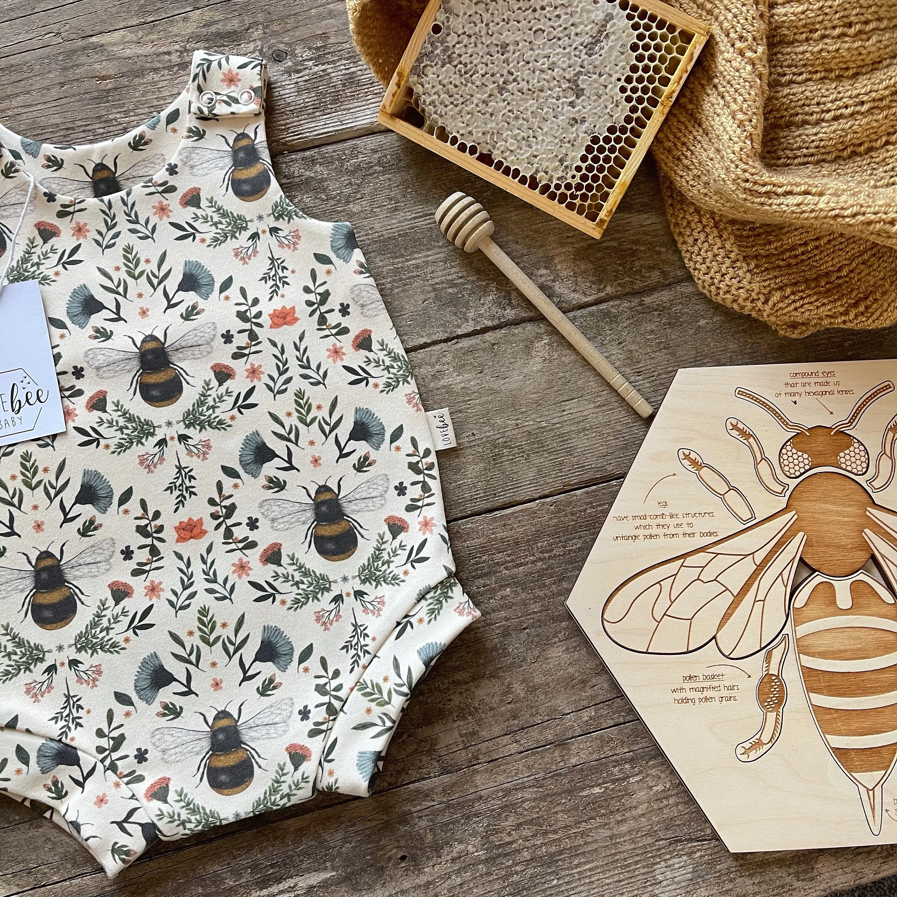 Bee and Botanicals Bloomer Romper