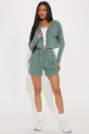 Blair Thermal Short Set - Sage