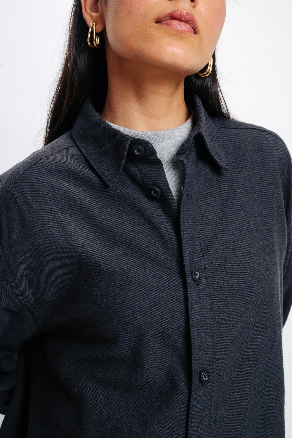 Charcoal Solid Shirt