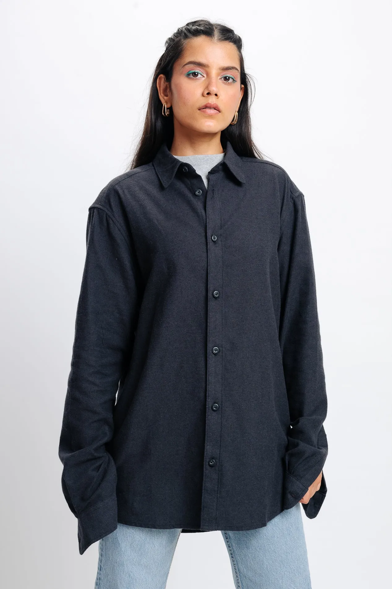 Charcoal Solid Shirt