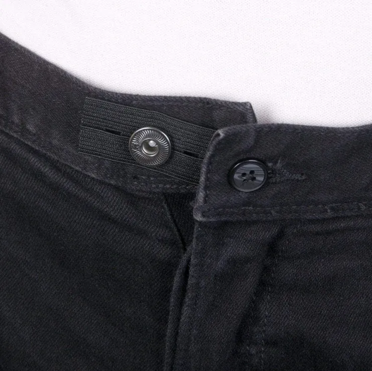 Convenient Pant Waist Expander - Adjustable Waistband Skirt Trousers Jeans Elastic Button Extender for Men Women Jeans Pants Button Extender