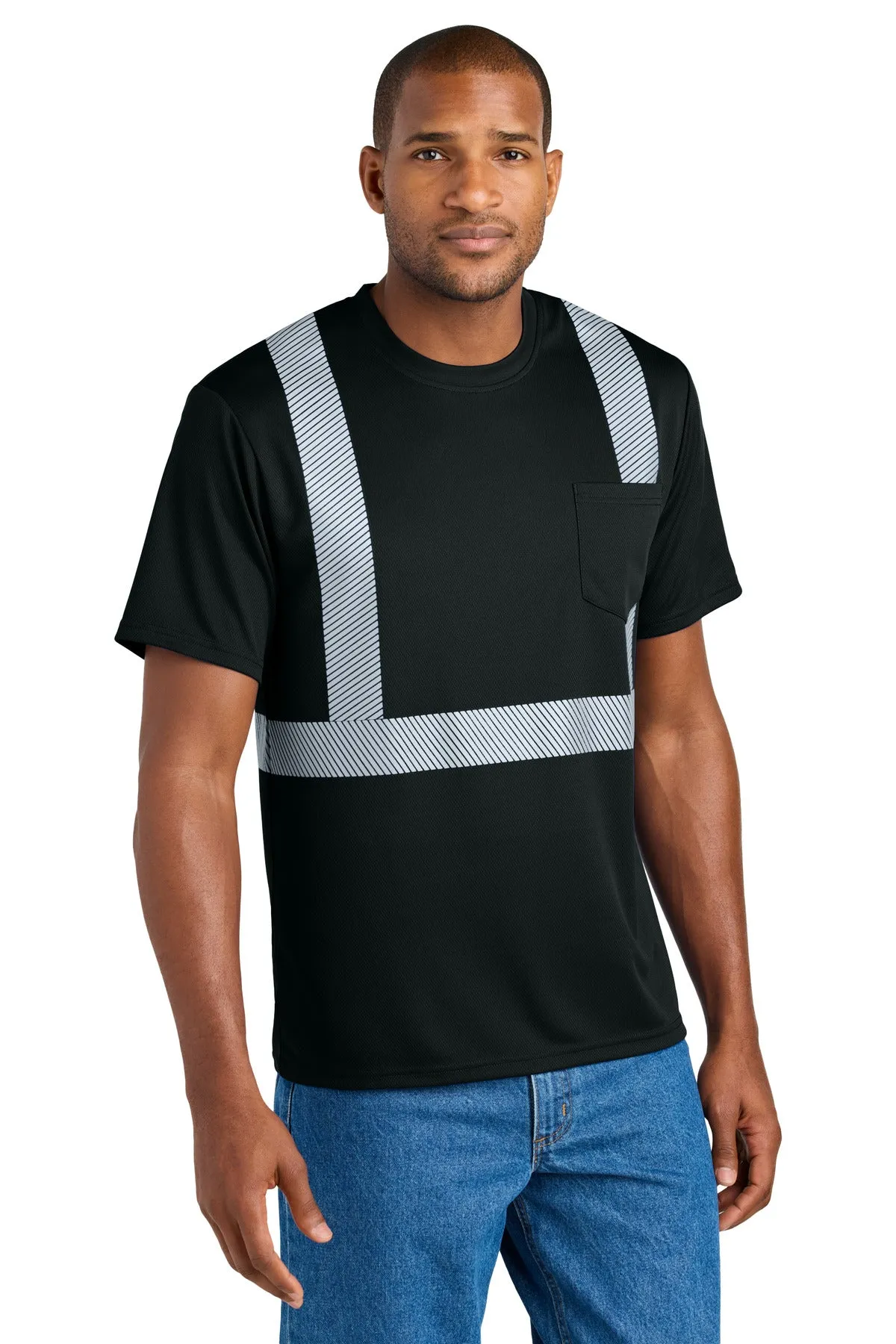 CornerStone Enhanced Visibility Segmented Tape Tee