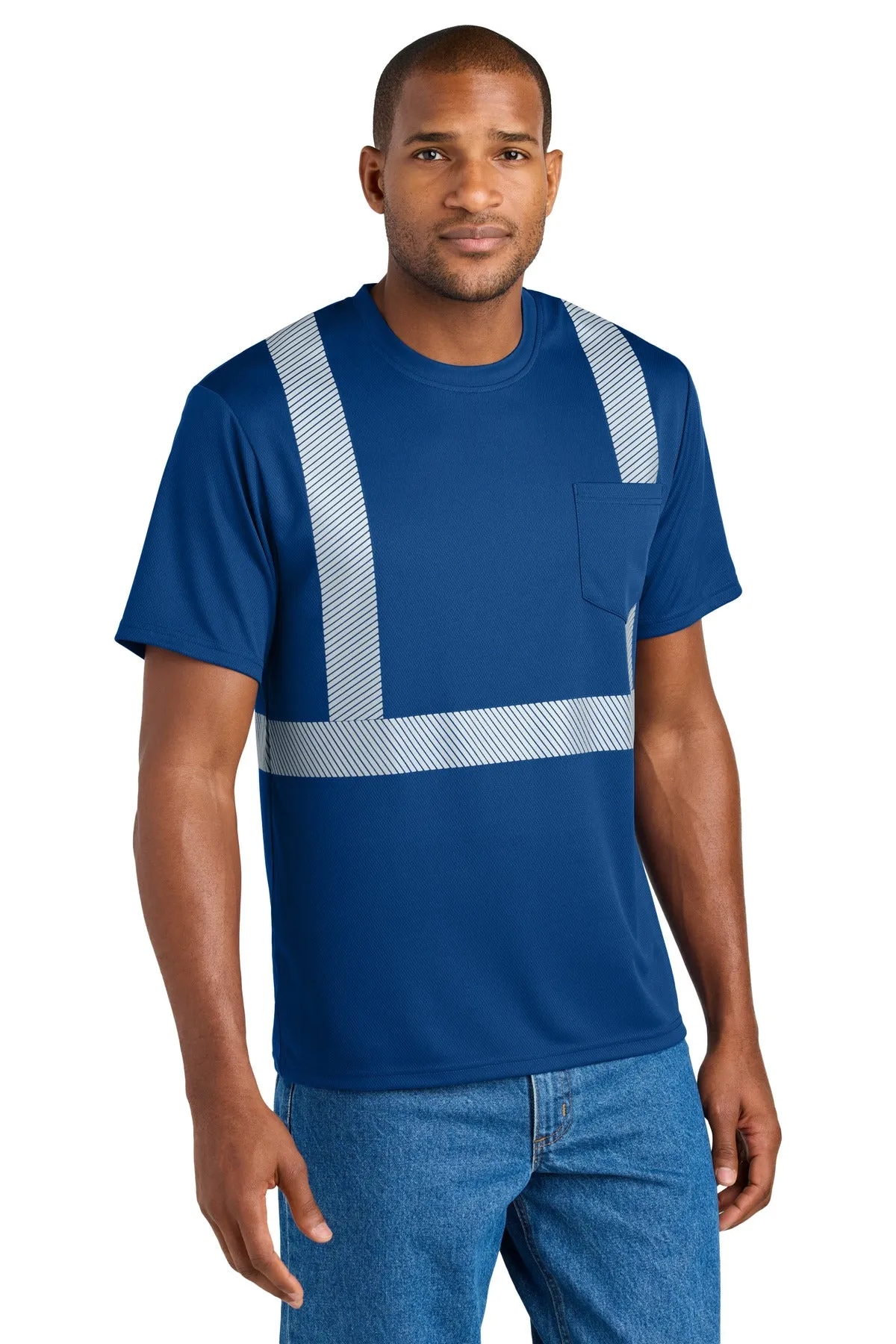 CornerStone Enhanced Visibility Segmented Tape Tee