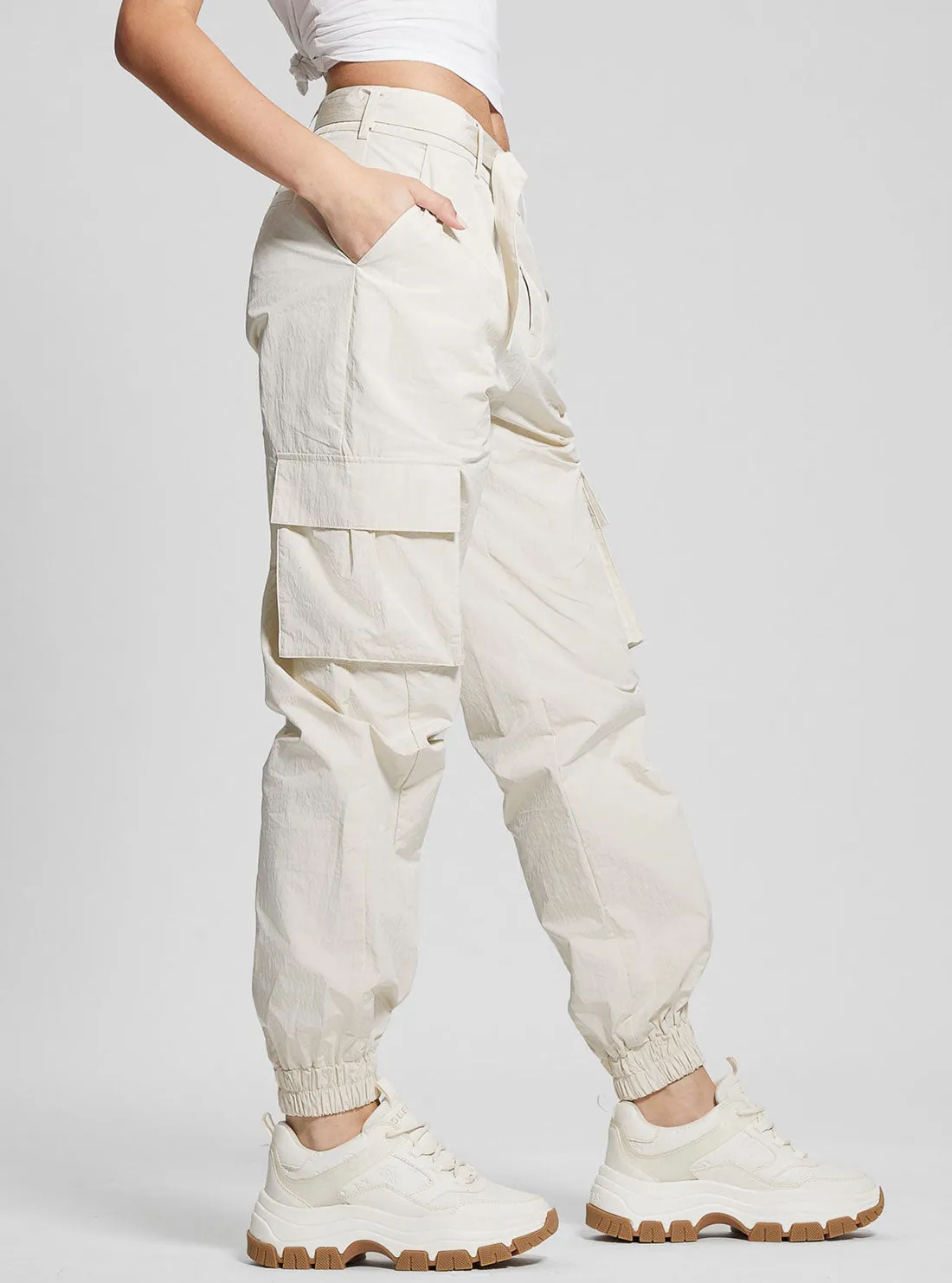 Cream Kori Cargo Pants