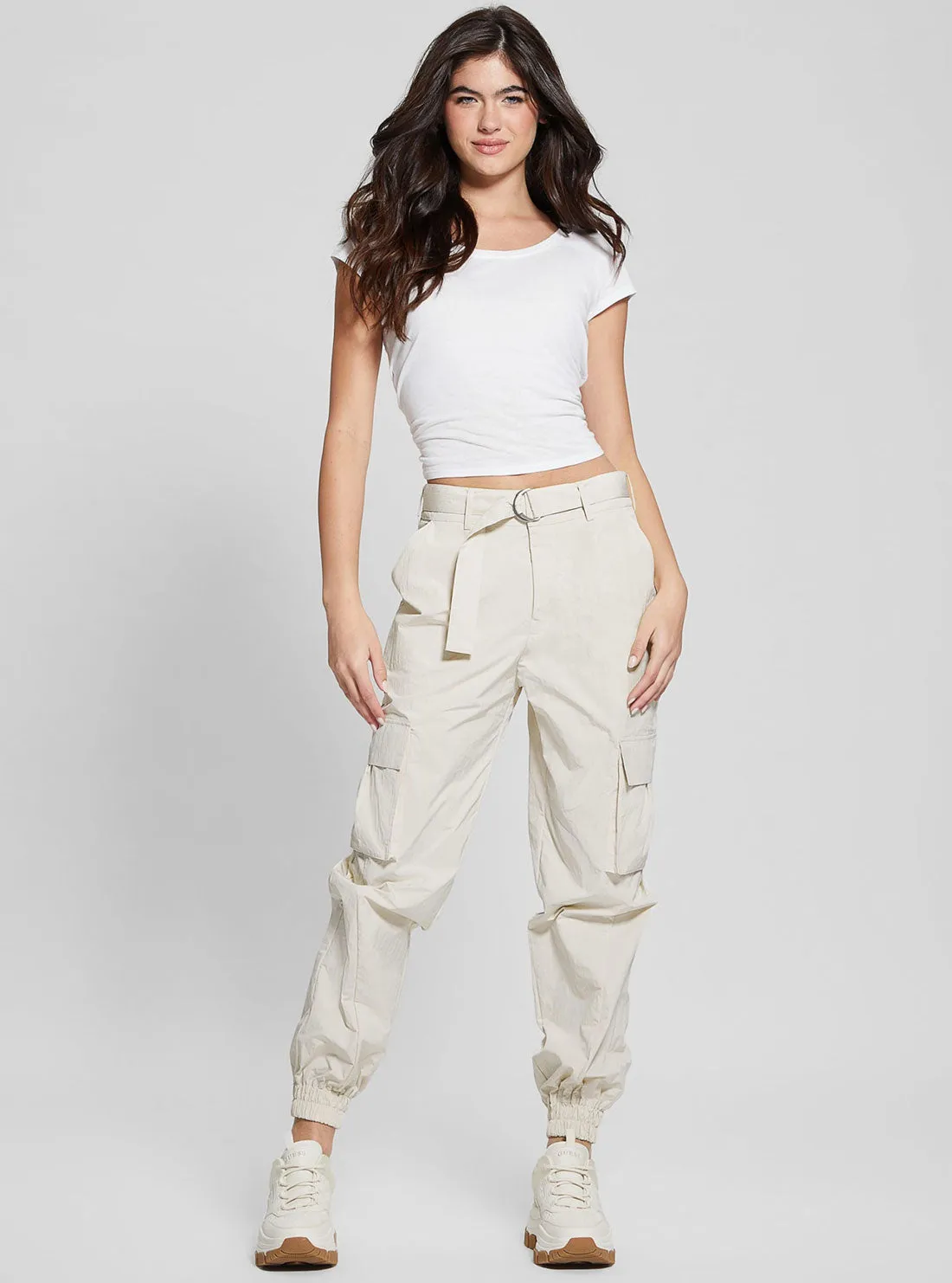 Cream Kori Cargo Pants