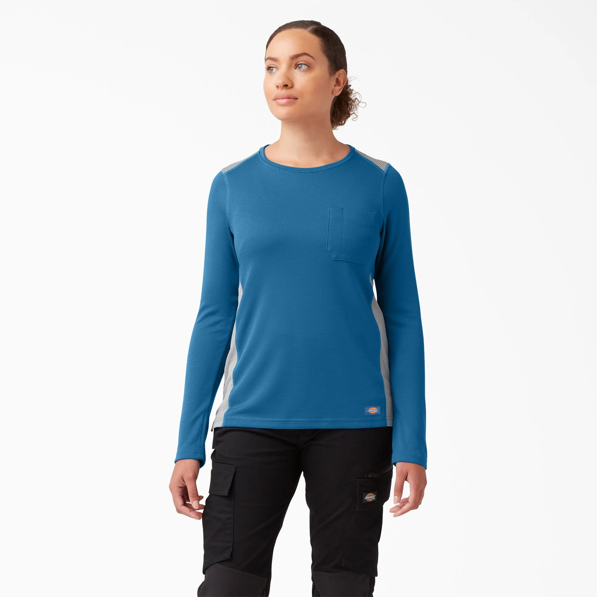 Dickies Women's Temp-IQ 365 Long Sleeve Pocket T-Shirt