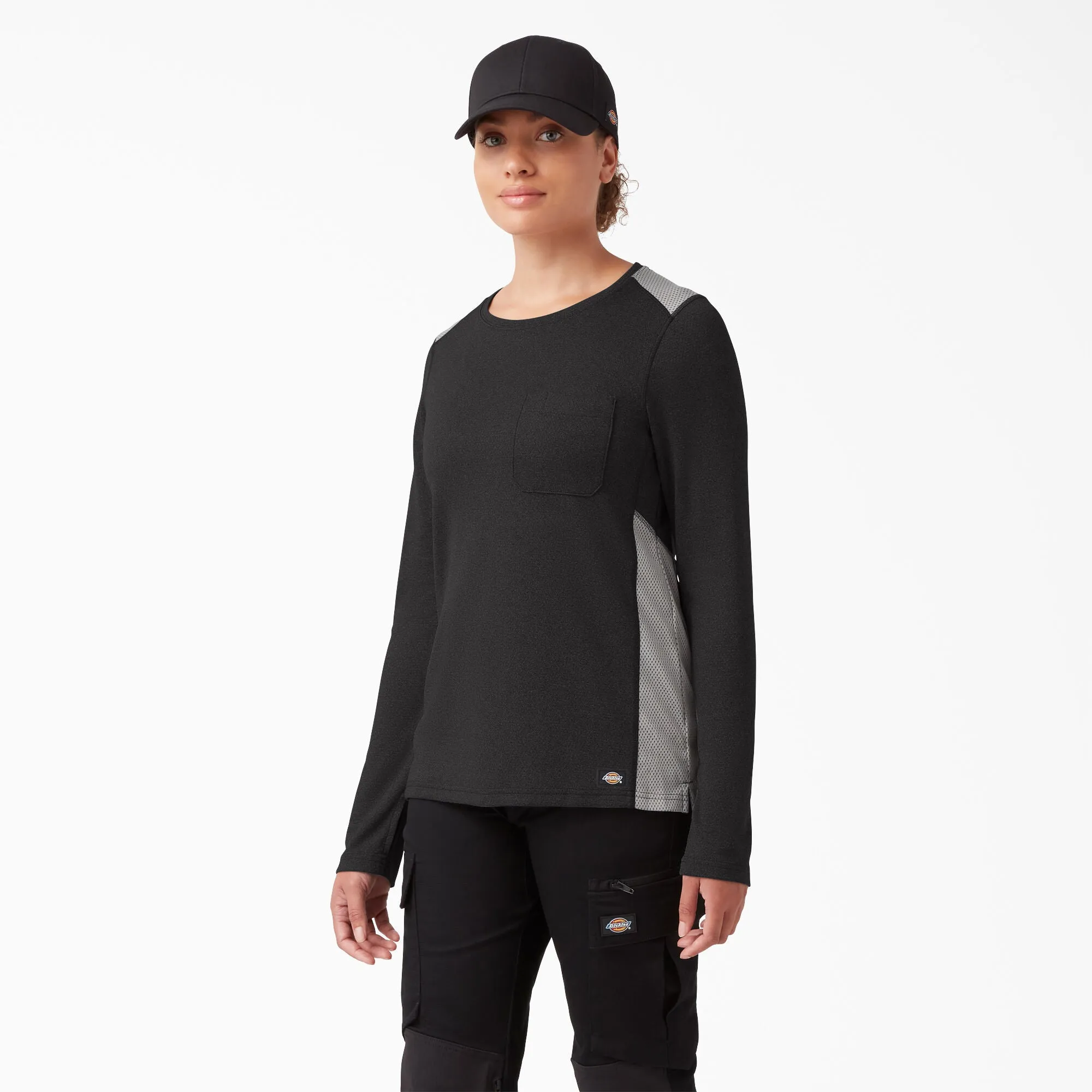 Dickies Women's Temp-IQ 365 Long Sleeve Pocket T-Shirt