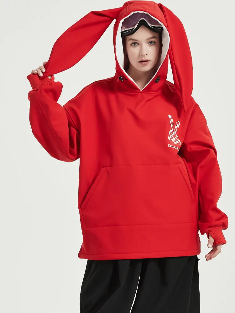 Doorek Iconic Rabbit Fleece Hoodie - Unisex