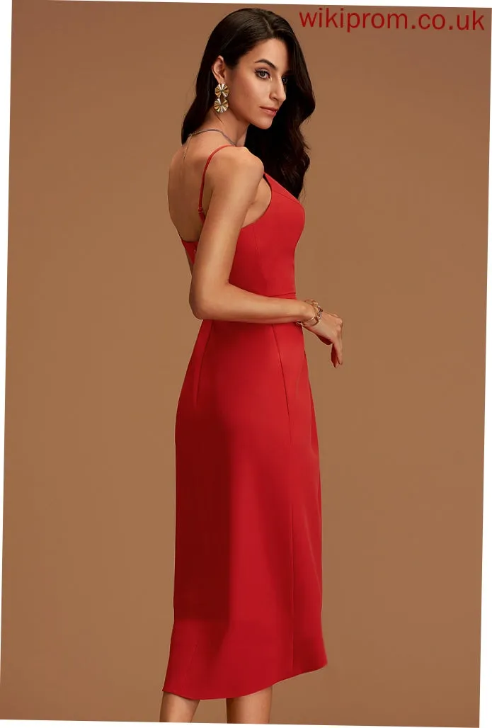 Dresses Shania V-Neck Crepe Formal Dresses A-line Stretch