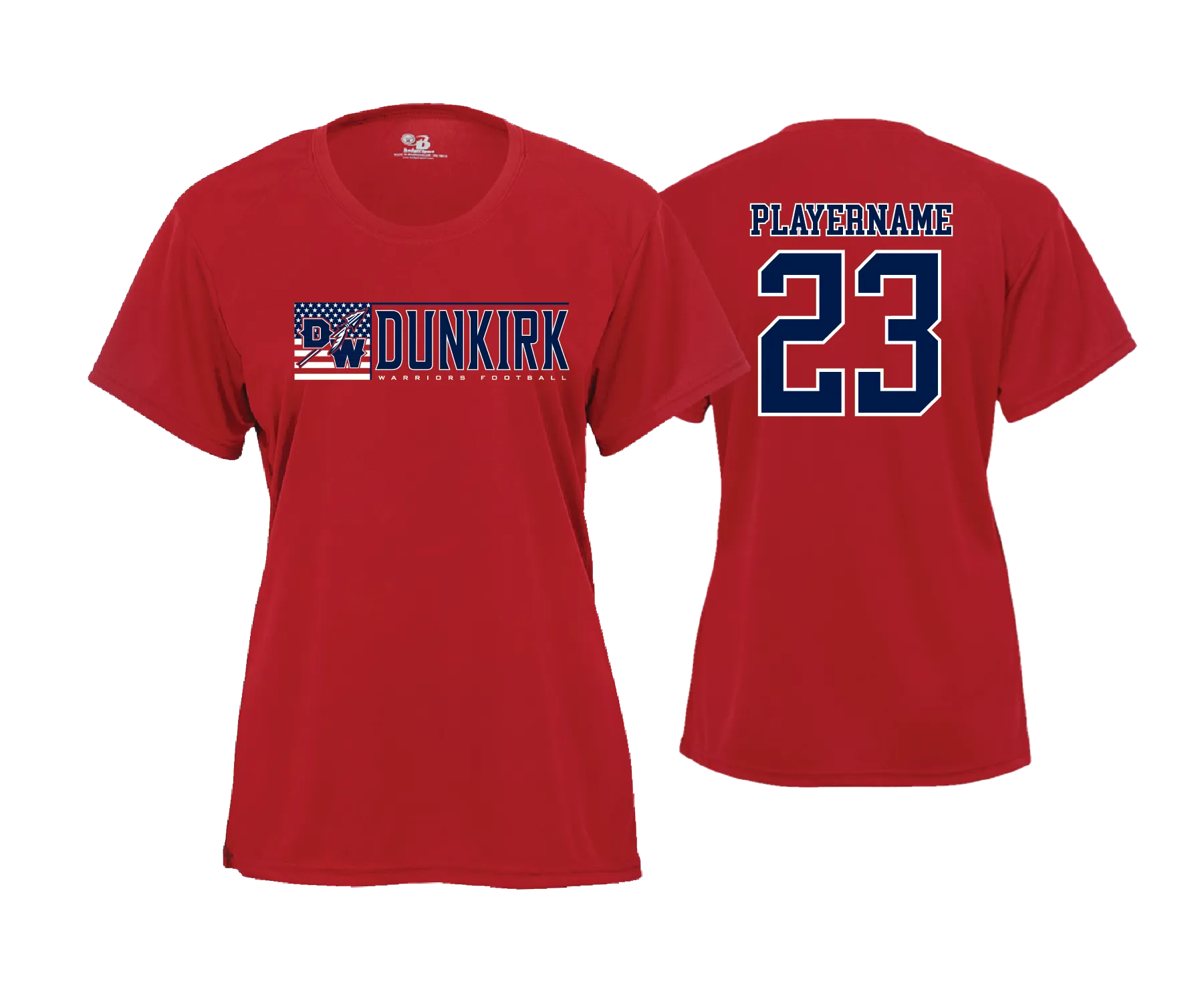 Dunkirk Warriors - Women's SS Performance Tees