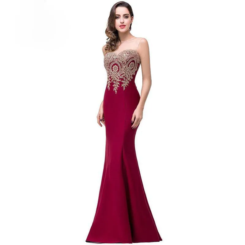 Elegant Flash Backless Off-the-shoulder Appliqued Lace Mermaid Prom Dresses For Ladies