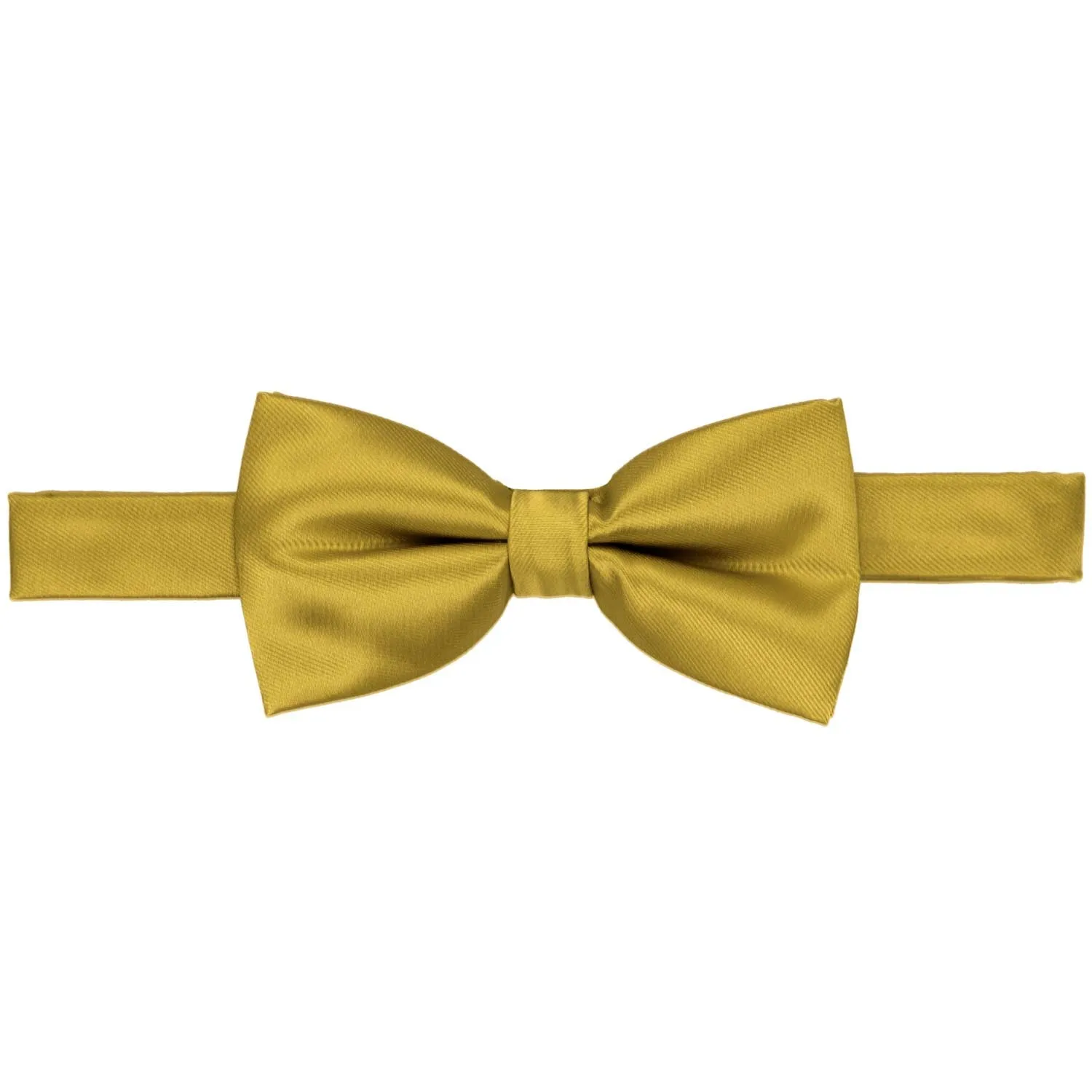 Gold Band Collar Bow Tie