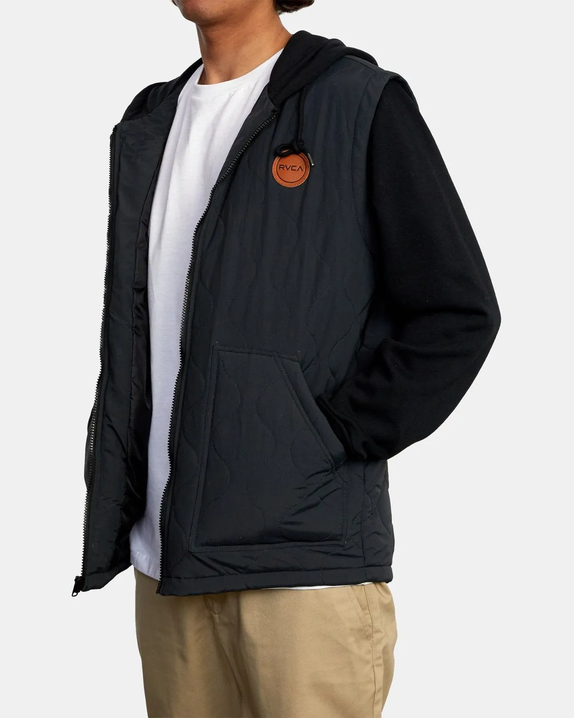 Grant Hooded Puffer Jacket - Black