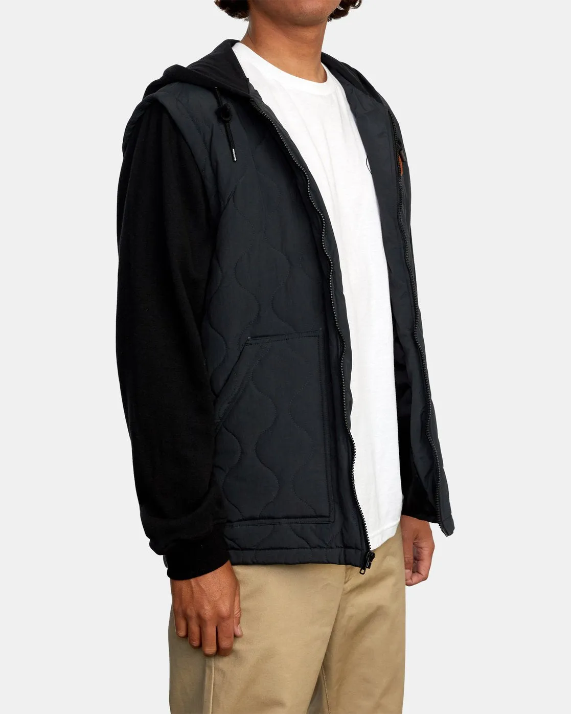 Grant Hooded Puffer Jacket - Black