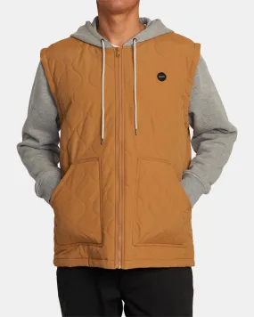 Grant Hooded Puffer Jacket - Camel