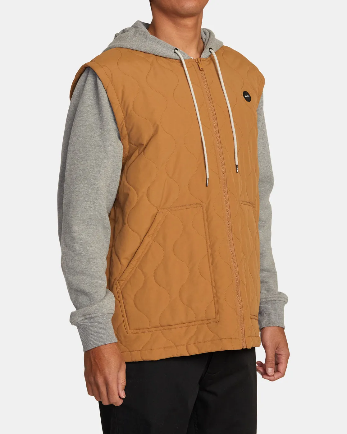 Grant Hooded Puffer Jacket - Camel