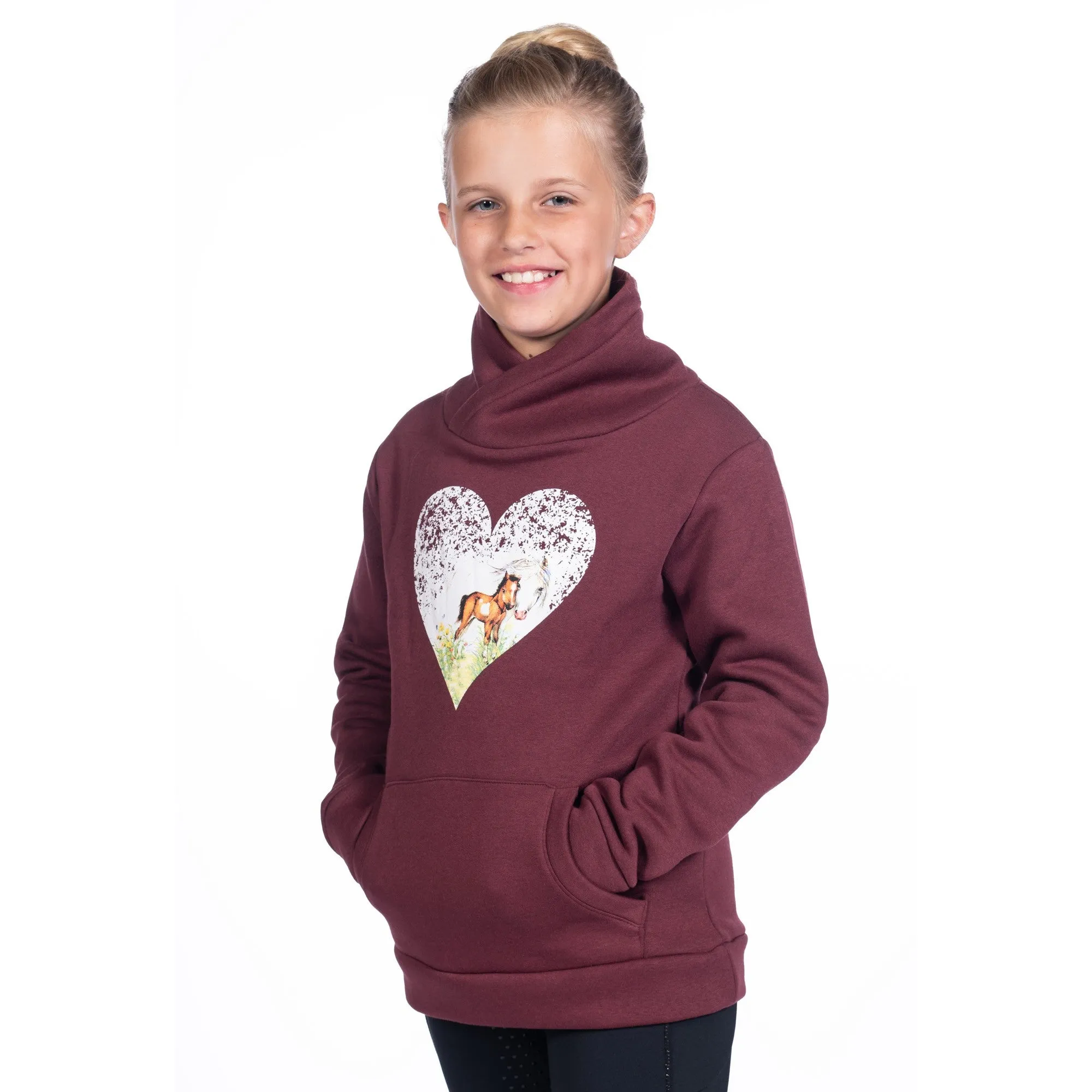 Hkm Kids Dream Team Sweatshirt - Wine Red