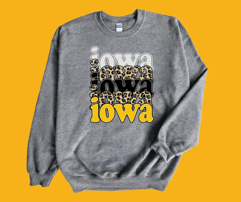 Iowa Repeat Grey Sweatshirt