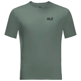 Jack Wolfskin Tech Tee Mens T Shirt - Hedge Green