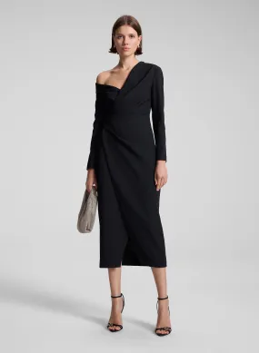 Kylah Asymmetric Midi Dress