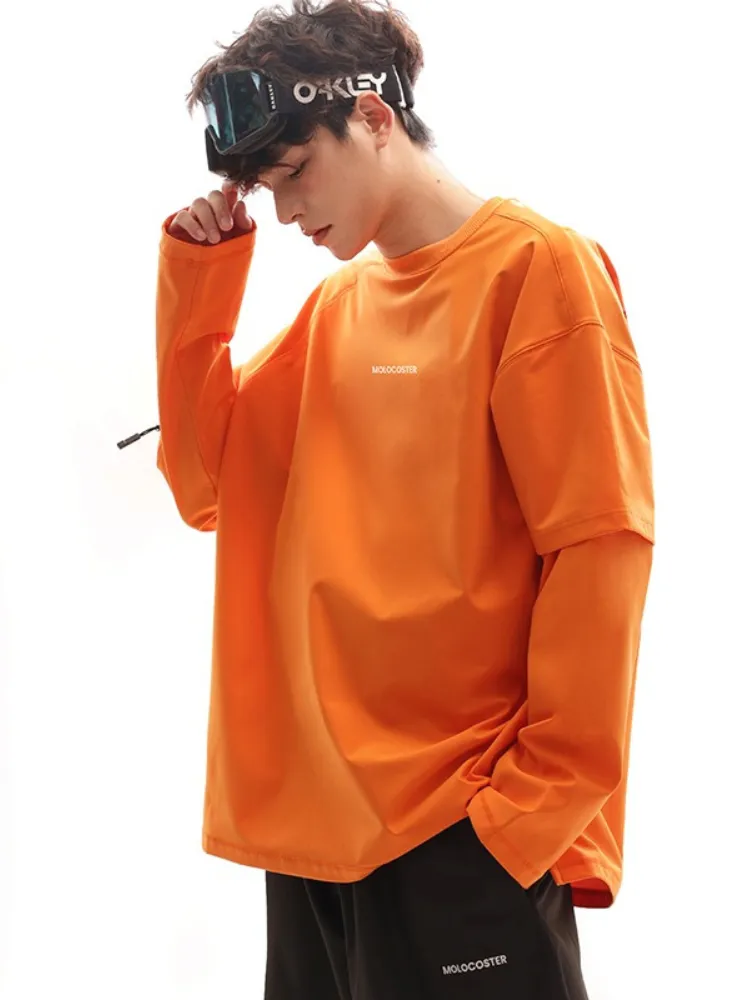 Molocoster Double Layer Sleeves Sweatshirt - Unisex