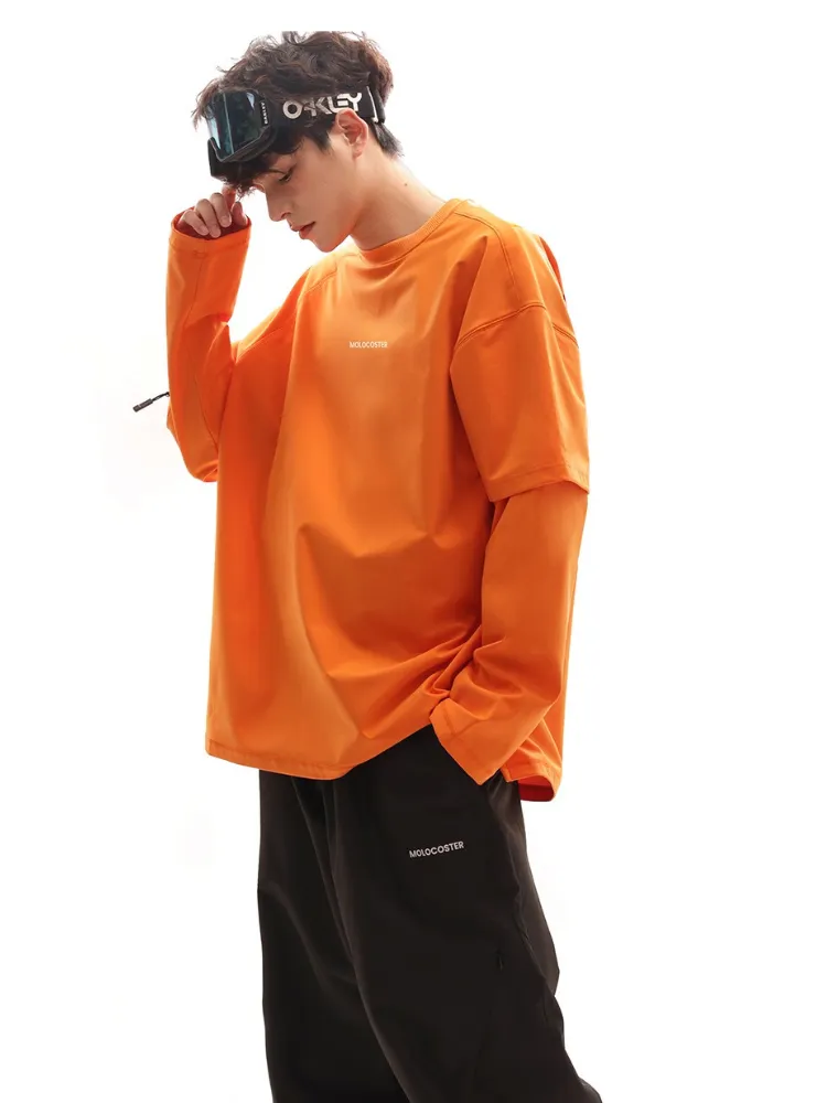 Molocoster Double Layer Sleeves Sweatshirt - Unisex