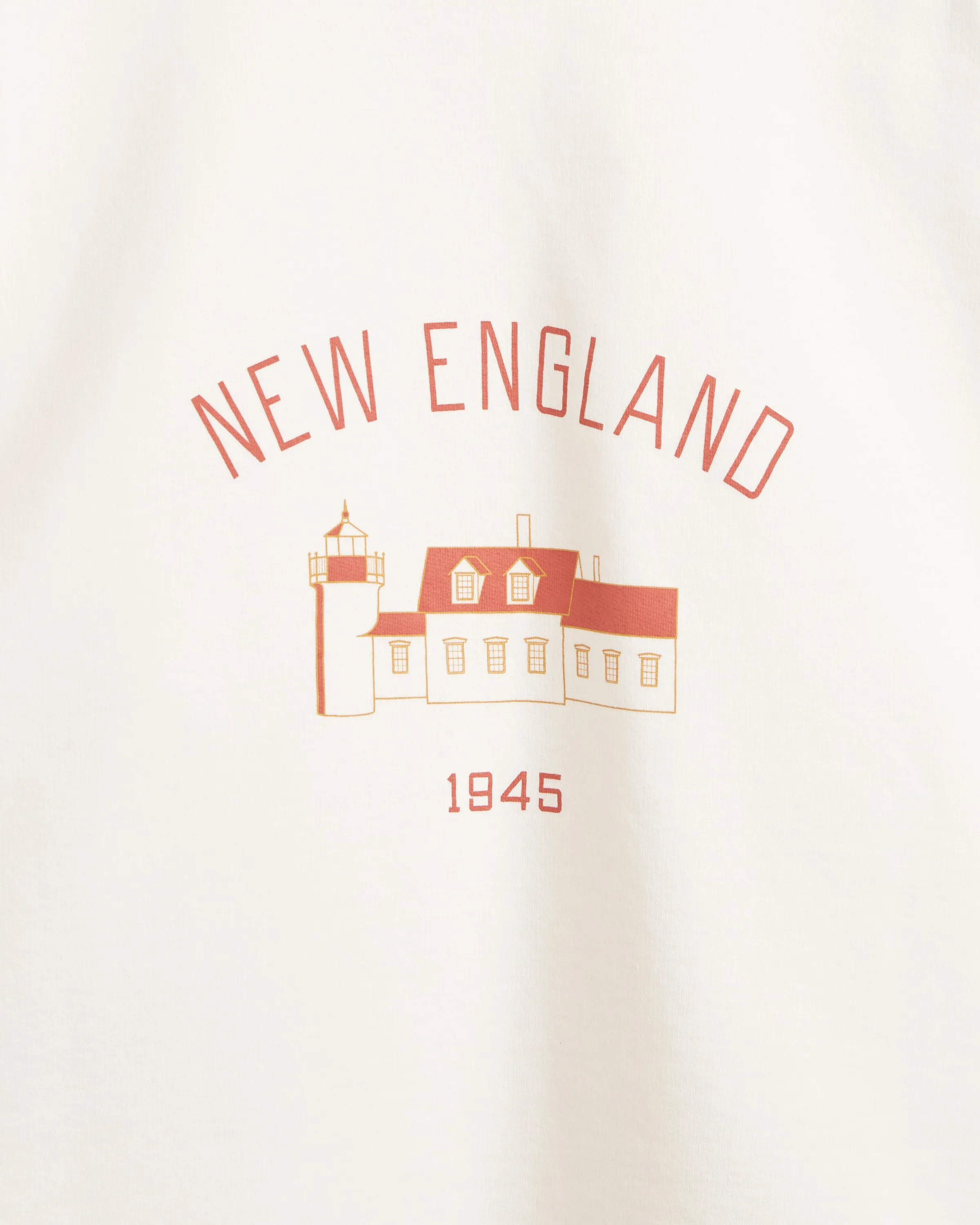 New England Crewneck - White