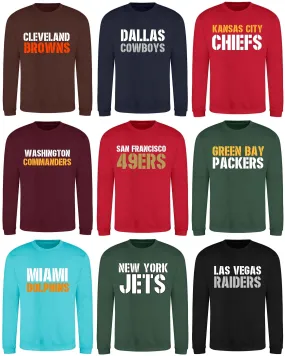 NFL Teams Supporters Sweatshirts S-XXL