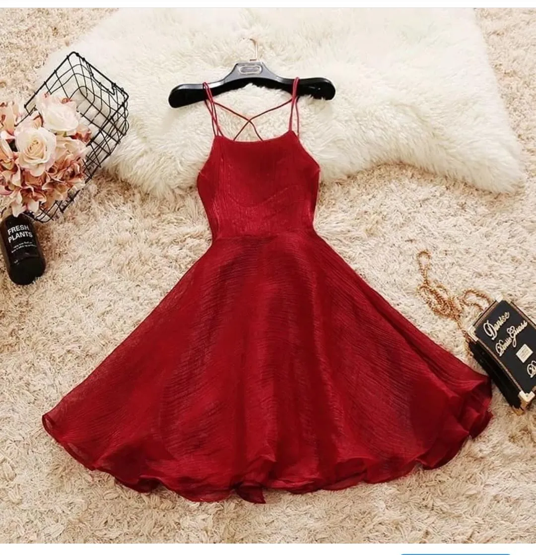 Organza Berry Dresses