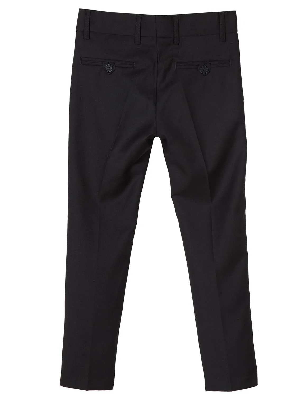 pants  adjustable waist regular fit - black