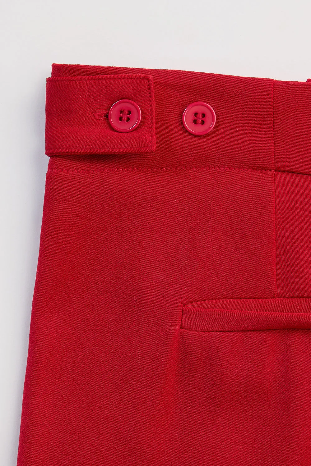 Red Claret Adjustable Korean Pants