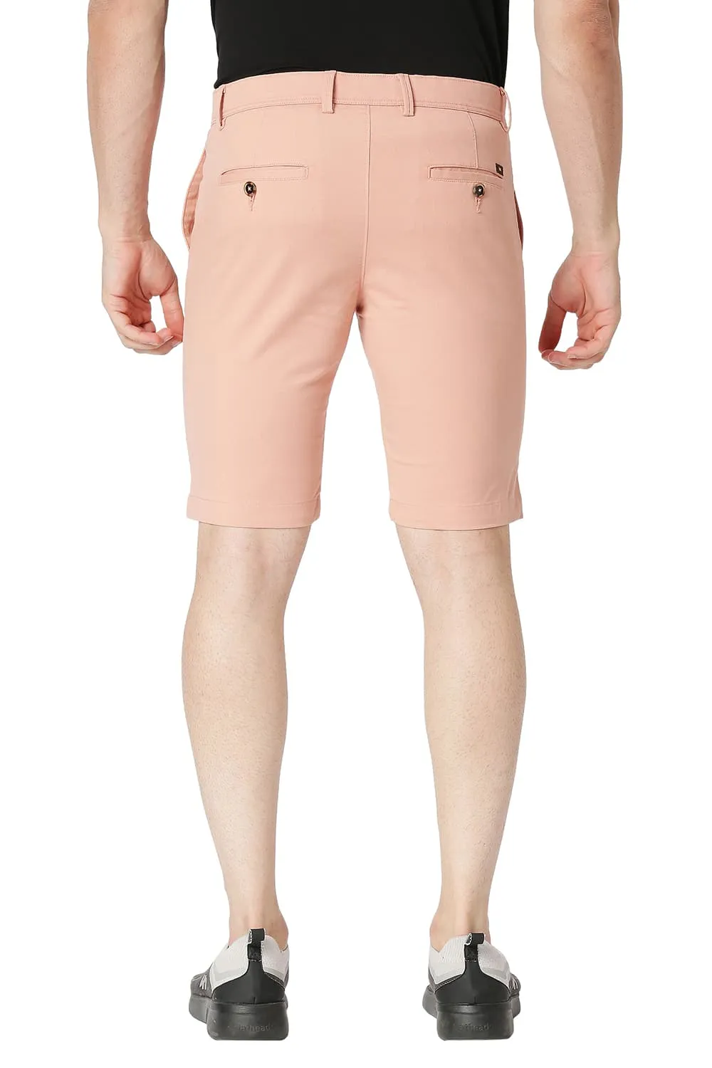 Regular Fit Cotton Stretch Shorts