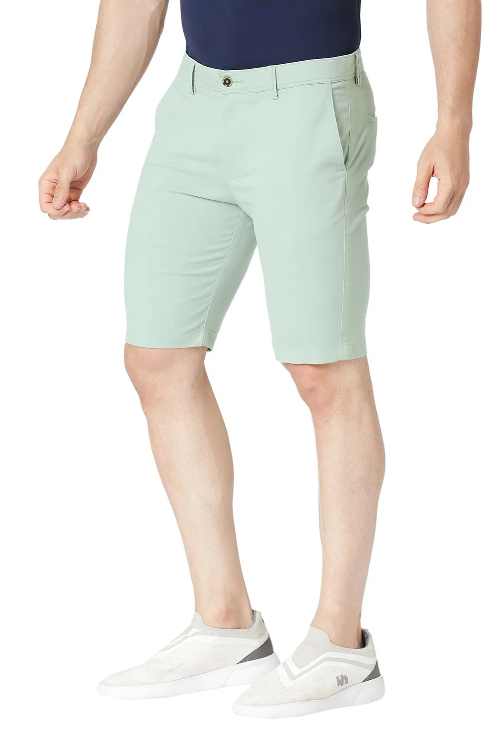 Regular Fit Cotton Stretch Shorts