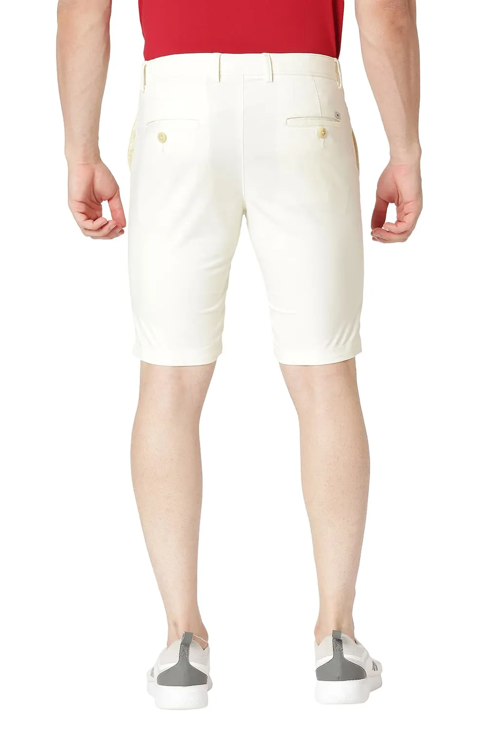 Regular Fit Cotton Stretch Shorts