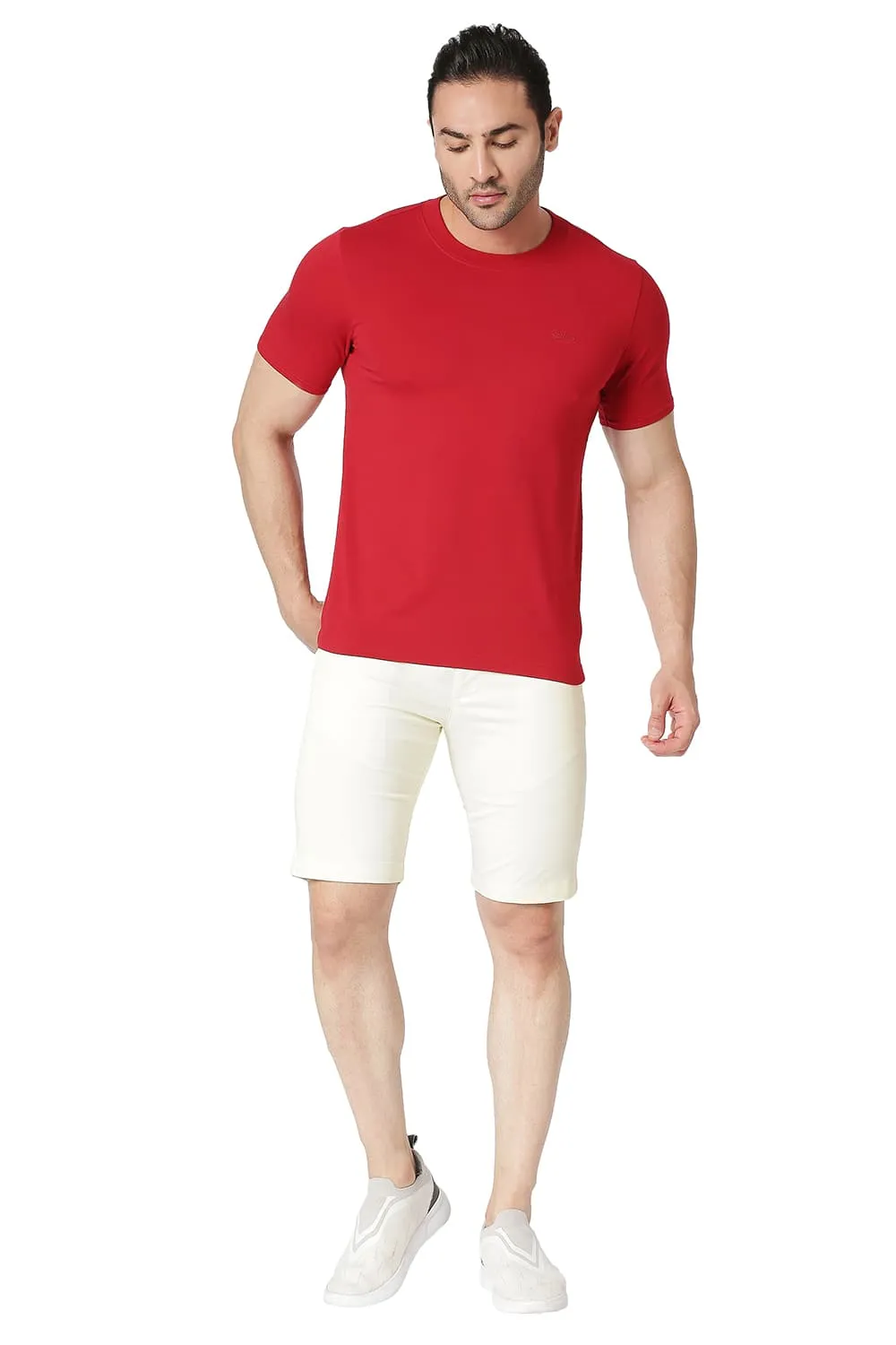 Regular Fit Cotton Stretch Shorts