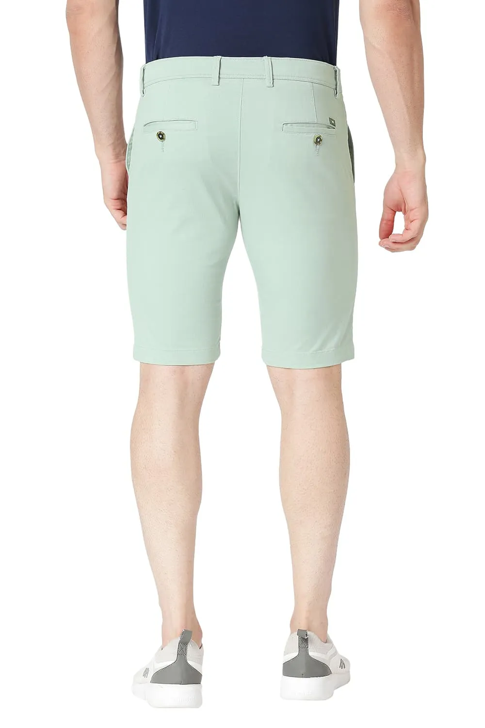 Regular Fit Cotton Stretch Shorts