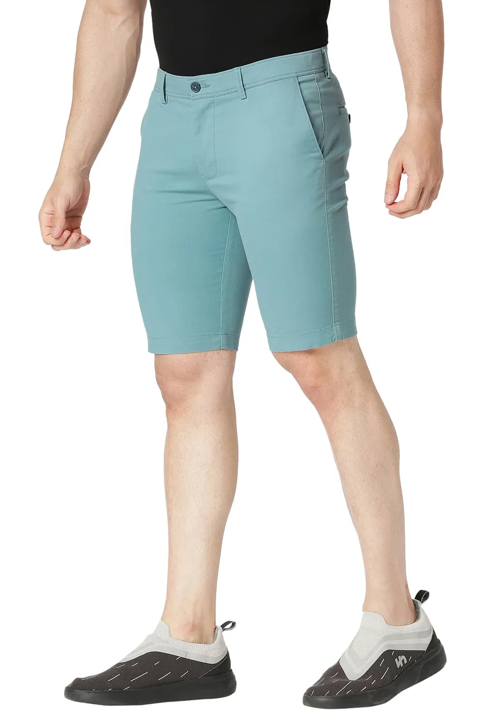 Regular Fit Cotton Stretch Shorts