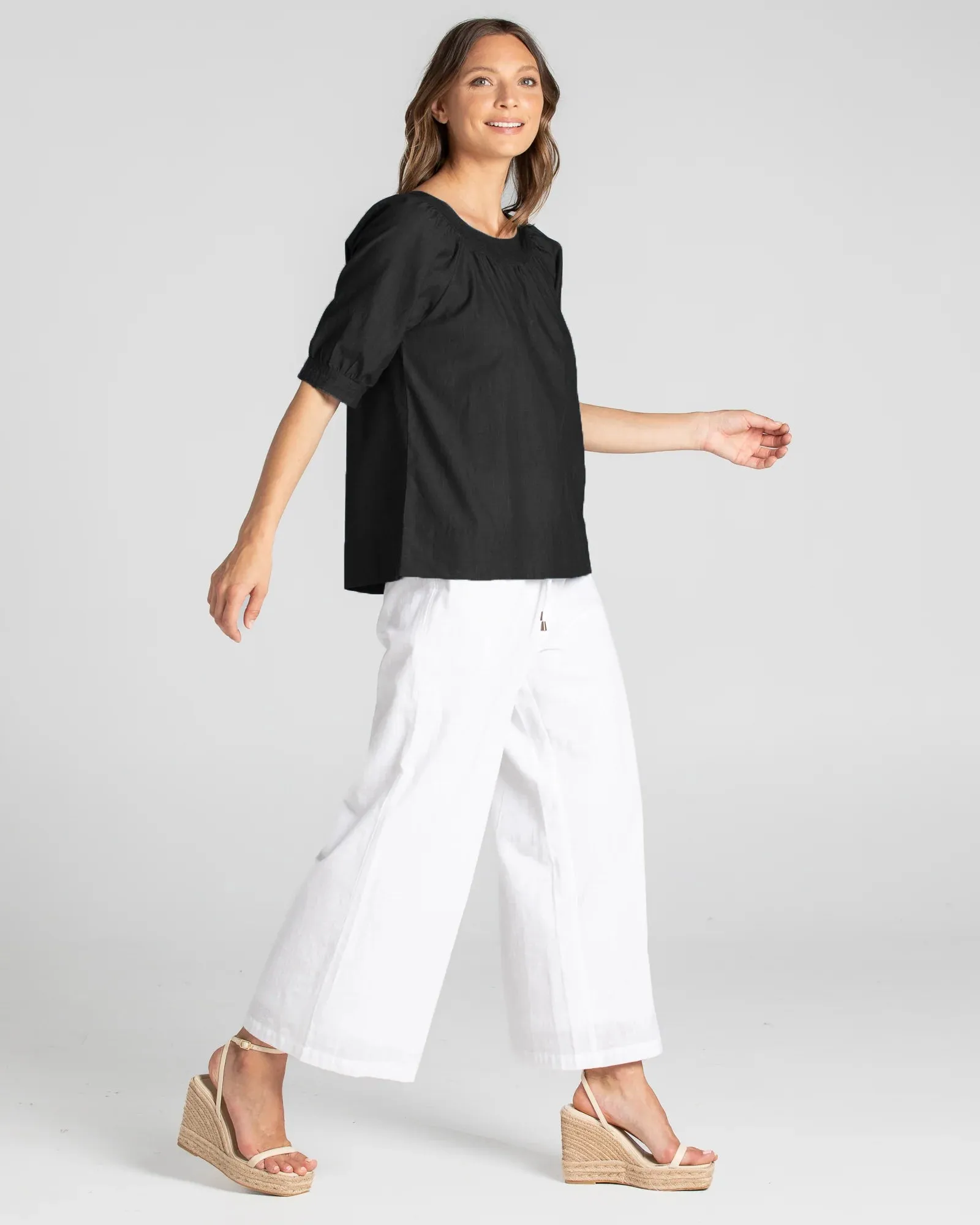 Ria Pant Basic - White