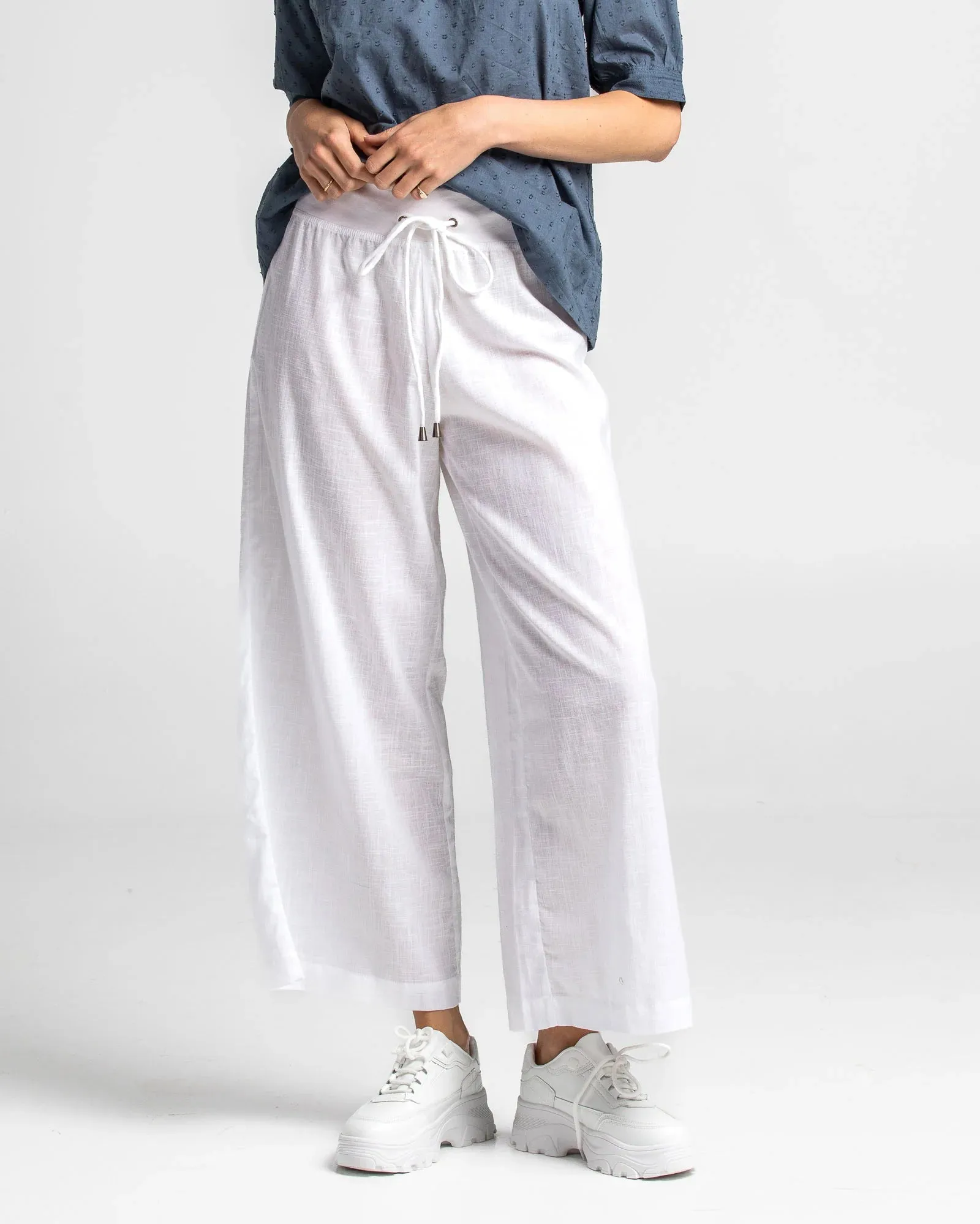 Ria Pant Basic - White