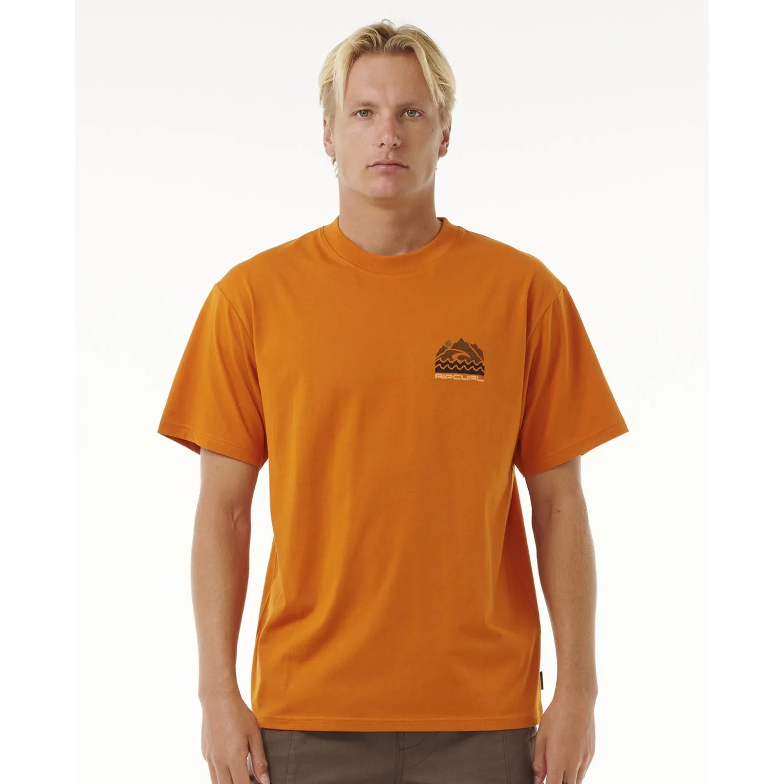 Rip Curl Mens Vaporcool Search Trek Short Sleeve T-Shirt