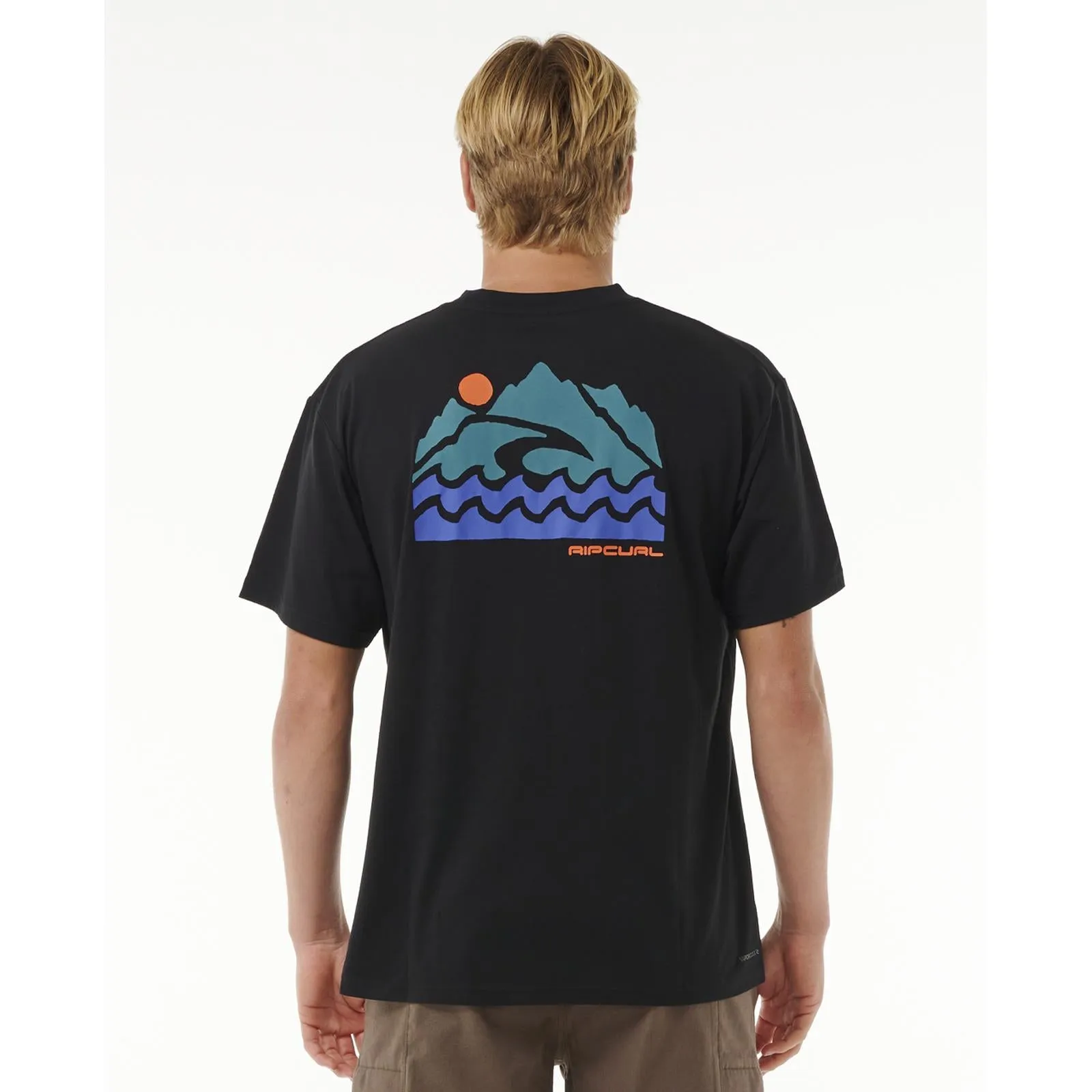 Rip Curl Mens Vaporcool Search Trek Short Sleeve T-Shirt