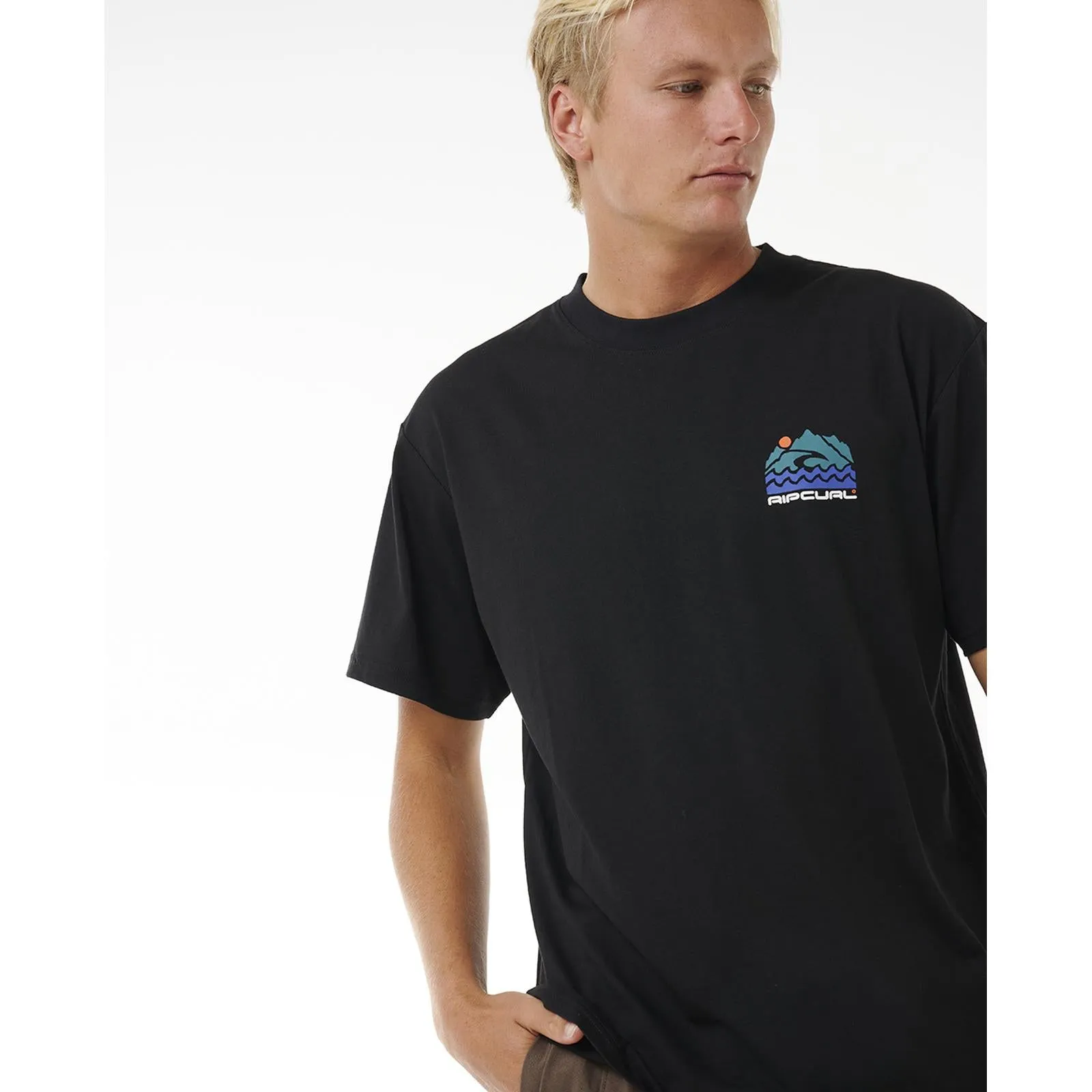 Rip Curl Mens Vaporcool Search Trek Short Sleeve T-Shirt