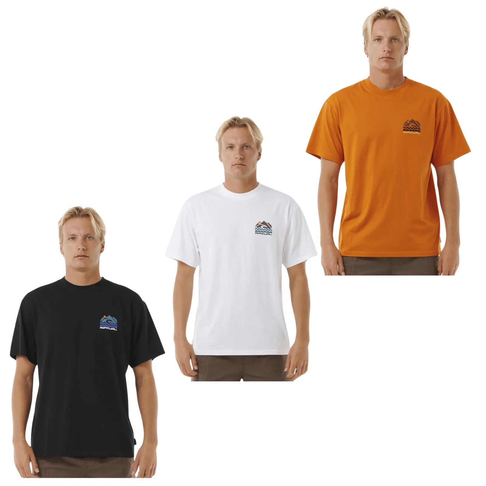 Rip Curl Mens Vaporcool Search Trek Short Sleeve T-Shirt