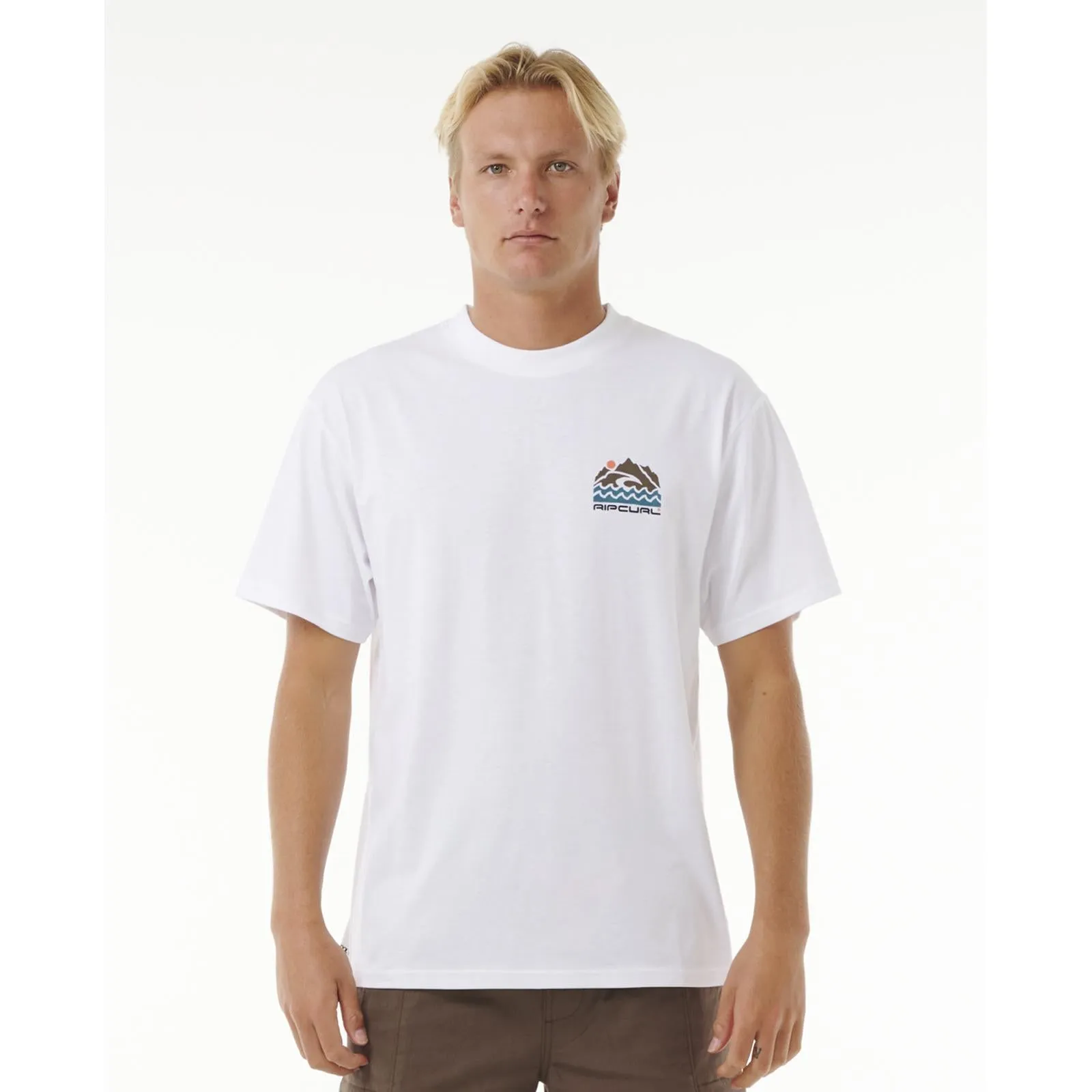 Rip Curl Mens Vaporcool Search Trek Short Sleeve T-Shirt