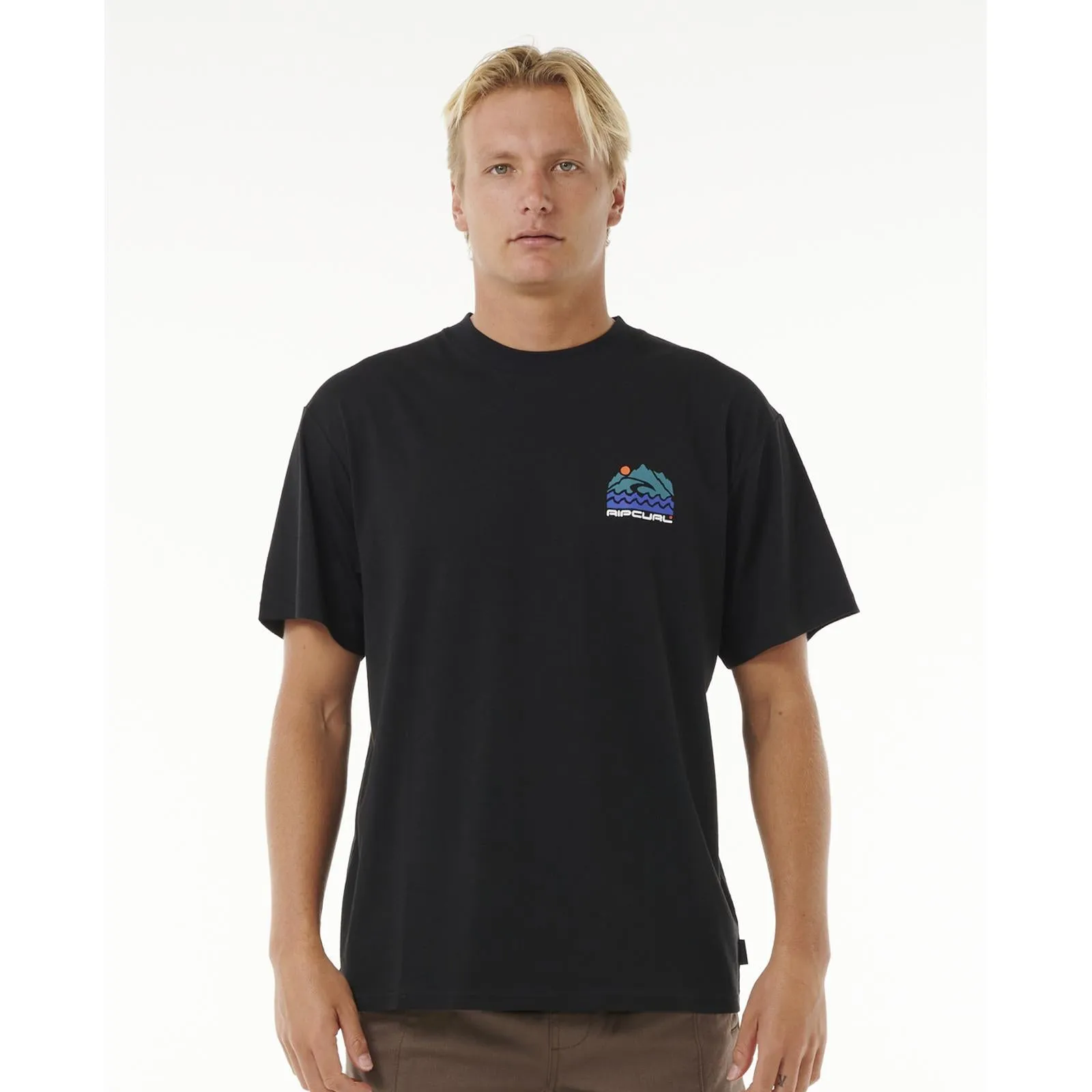 Rip Curl Mens Vaporcool Search Trek Short Sleeve T-Shirt